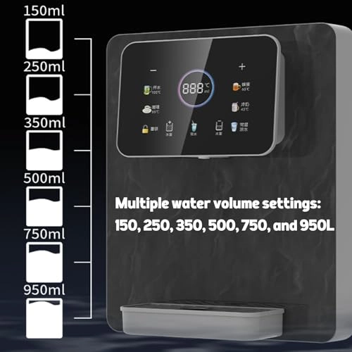 Wall-Mounted Water Dispenser - 2100W Instant Hot Water Five-level Temperature Control