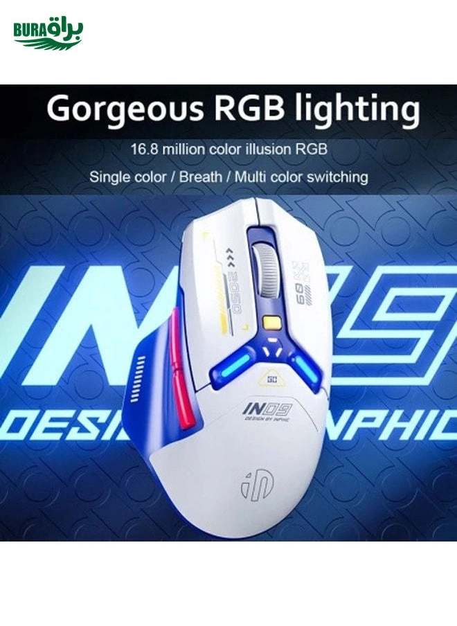 IN9 Tri-mode Wireless Mouse - Wireless