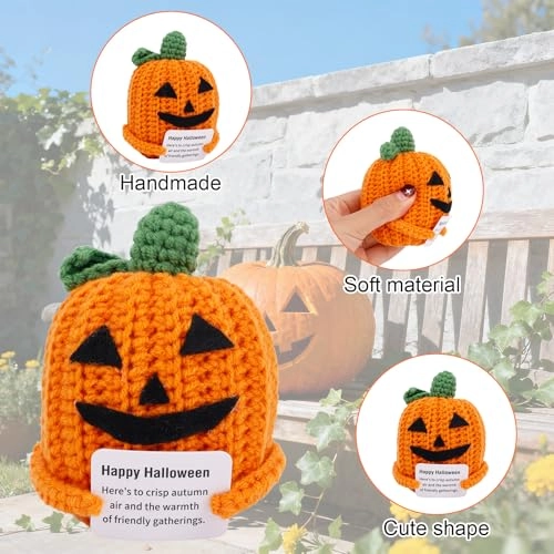 Pumpkin Crochet Pumpkin Doll 9.5 cm Handmade