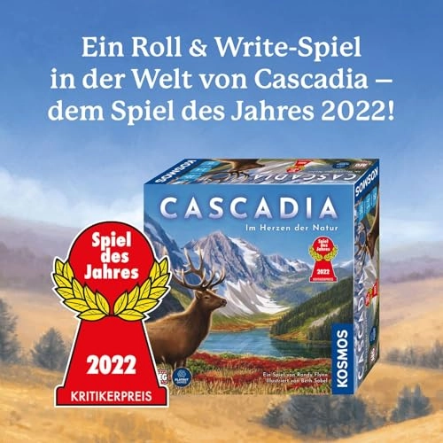 Cascadia Rolling Hills - Roll & Write (German)