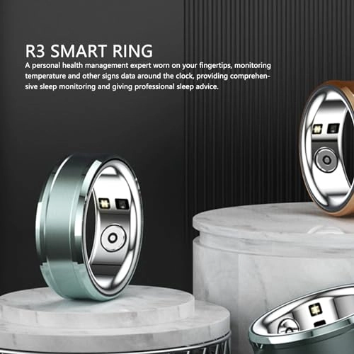 Smart Ring Health Tracker - IPX8 Waterproof 20mah Approx. 7 Days