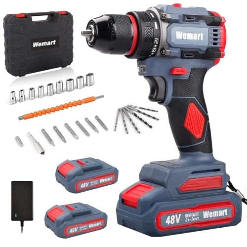 Cordless Drill Set - 1.5 Amp Hours
