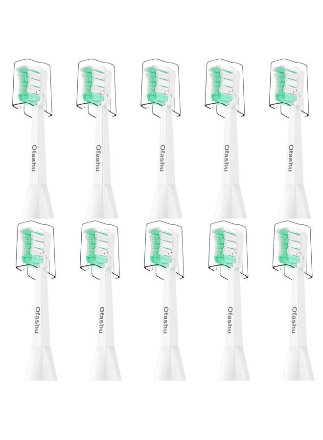 Ofashu HX9023 - 10 Count White Replacement Heads