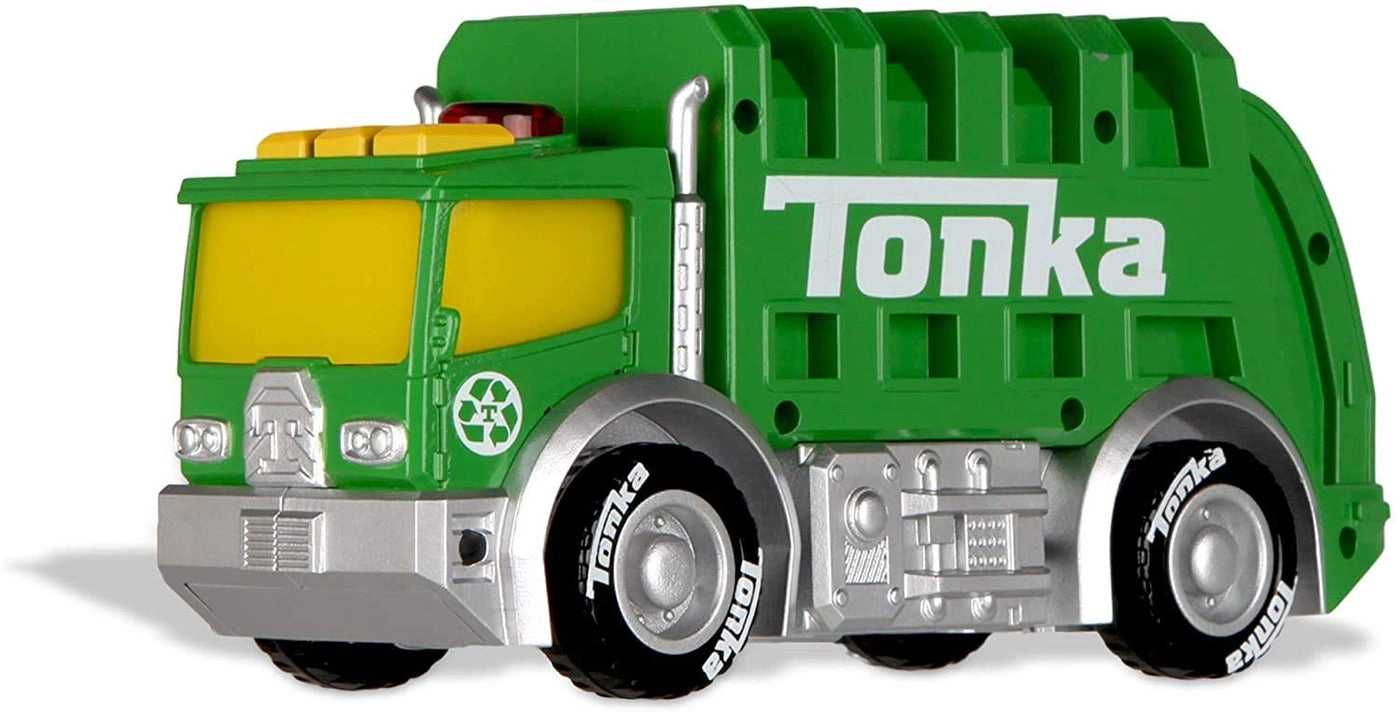 Mighty Force Lights & Sounds - Garbage Truck - Blue Two AAA Batteries