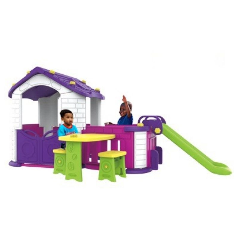 Playhouse + Slide + Table & Chair