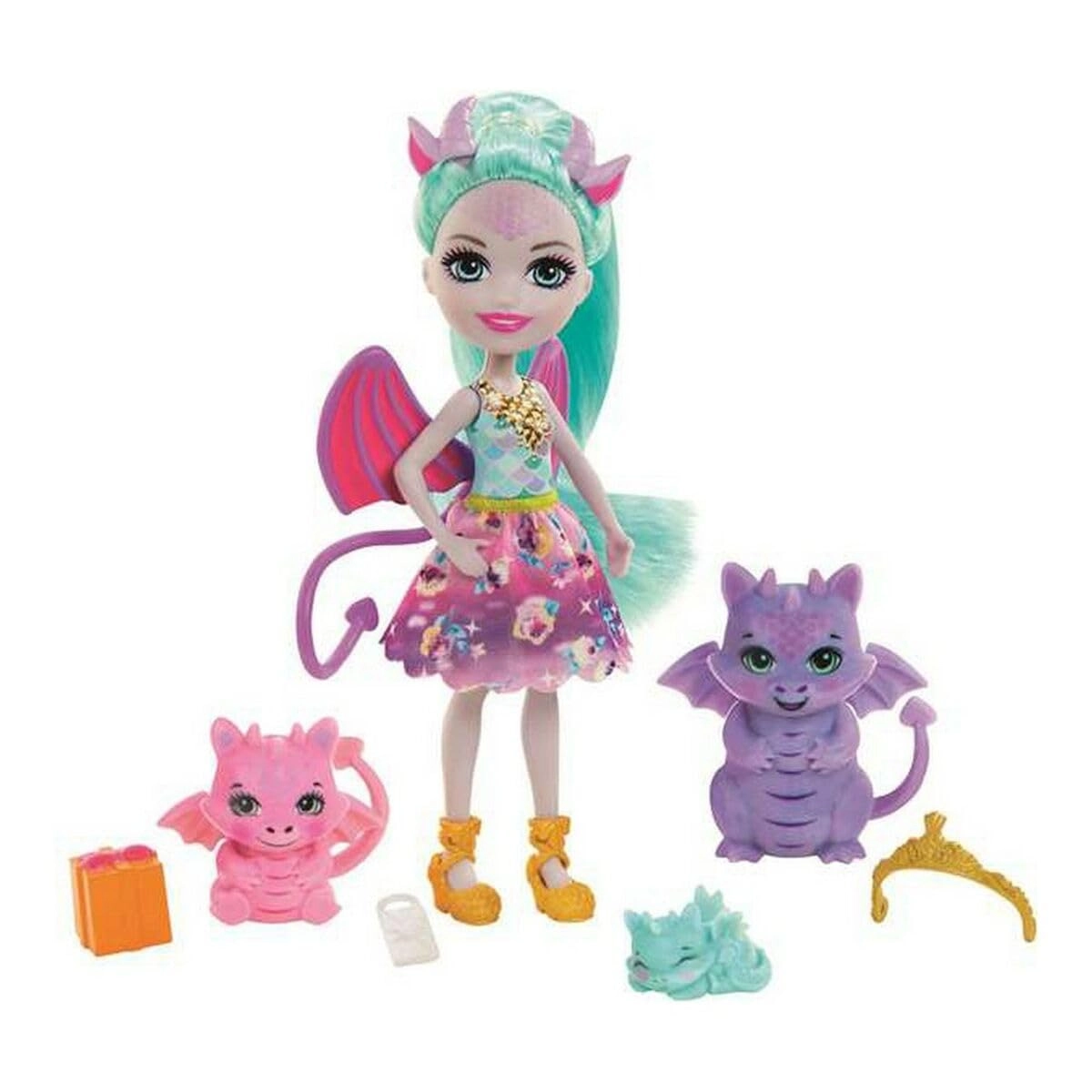 Mattel Deanna Dragon Doll - 15.2 cm Plastic 3 dragon figures Ages 4+