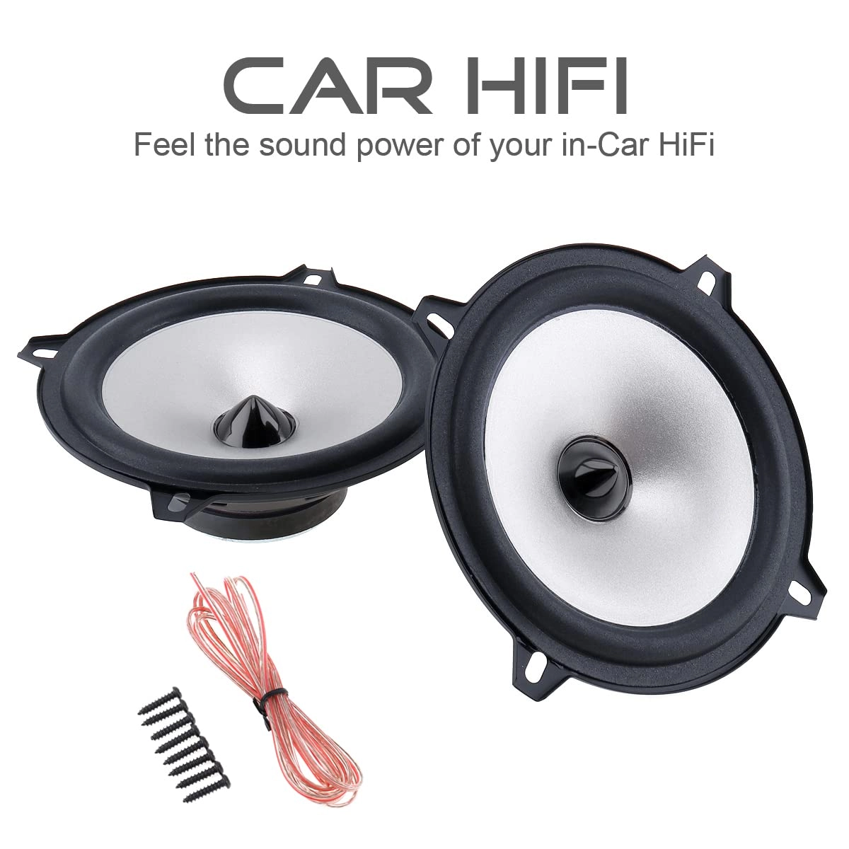 2 Way Coaxial Car Speakers - 5 Inch