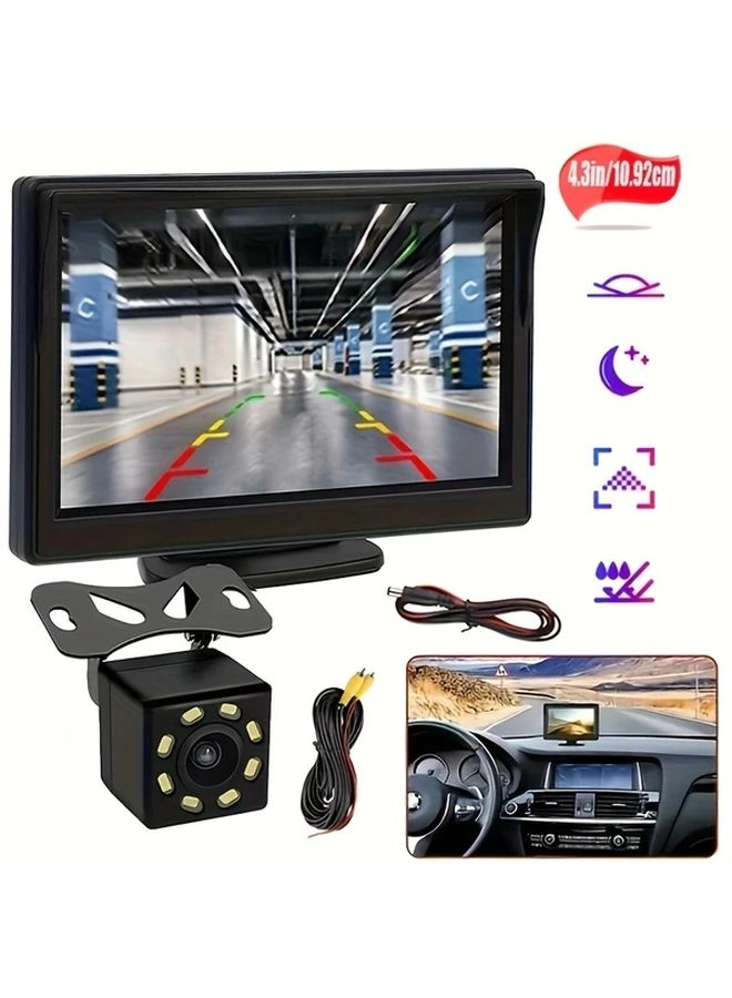 Generic Rear View Mirror Car Camera - Night Vision Hardwired 480p