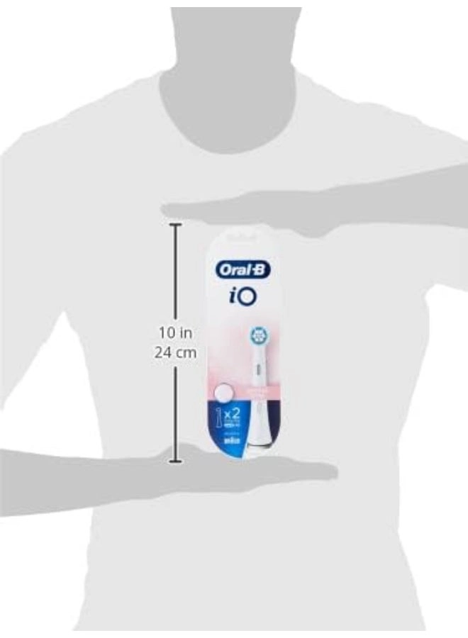 iO RB SW-2 - Pack Of 2 Gentle Care Replacement Brush Heads