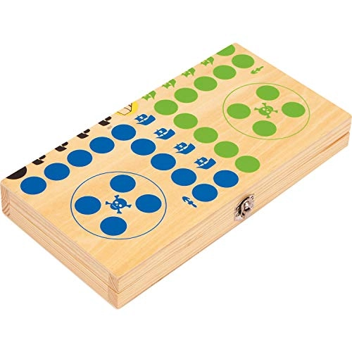 Ludo "Pirate Island" - Folding FSC-certified wood