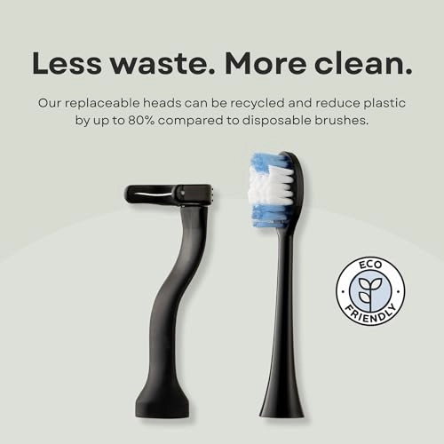Electric Toothbrush - 6 Cleaning Modes White Rechargeable + Flosser