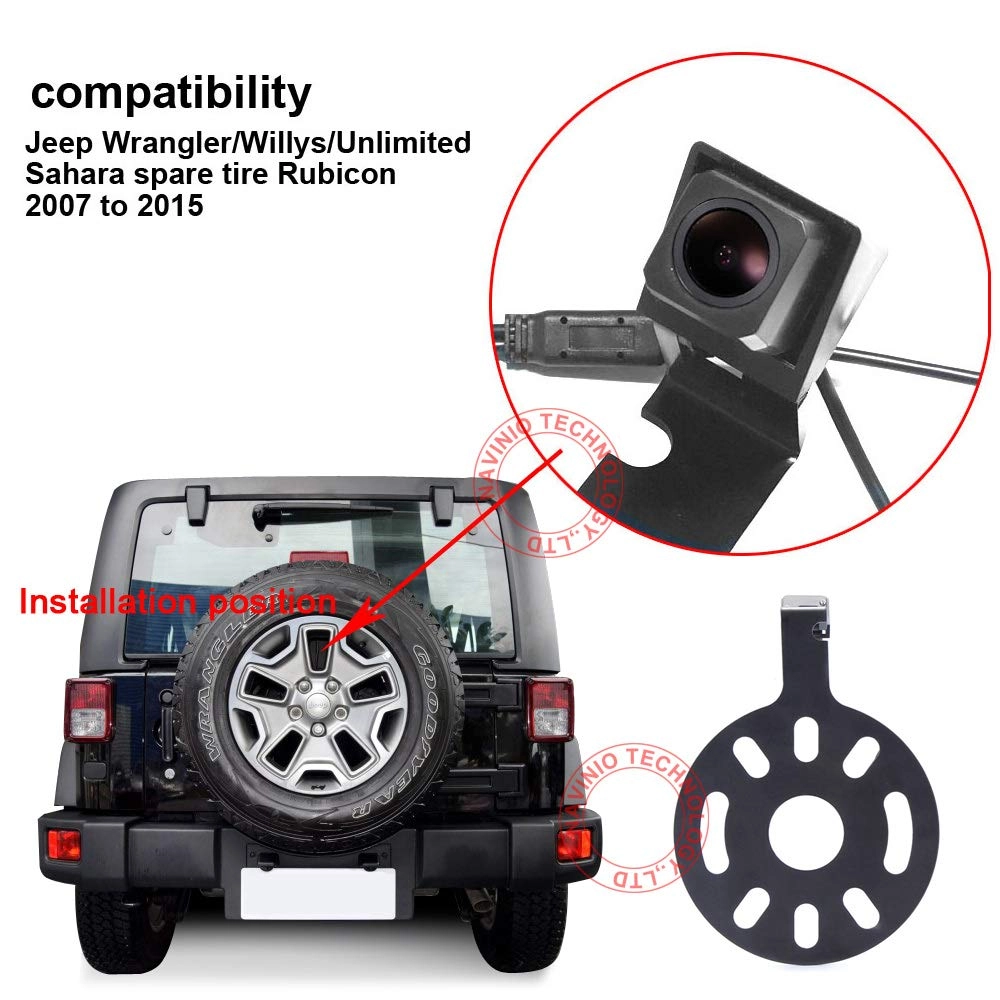HD Color CCD Waterproof Vehicle Car Rear View Backup Camera - RCA 1280*720 Pixels