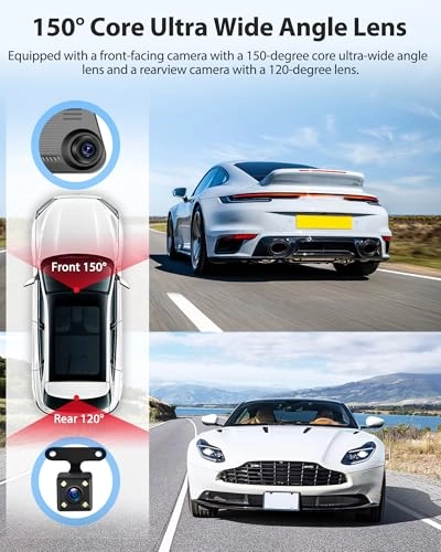 Rear View Mirror Camera Dash Cam DVR Monitor - 1080P 30FPS