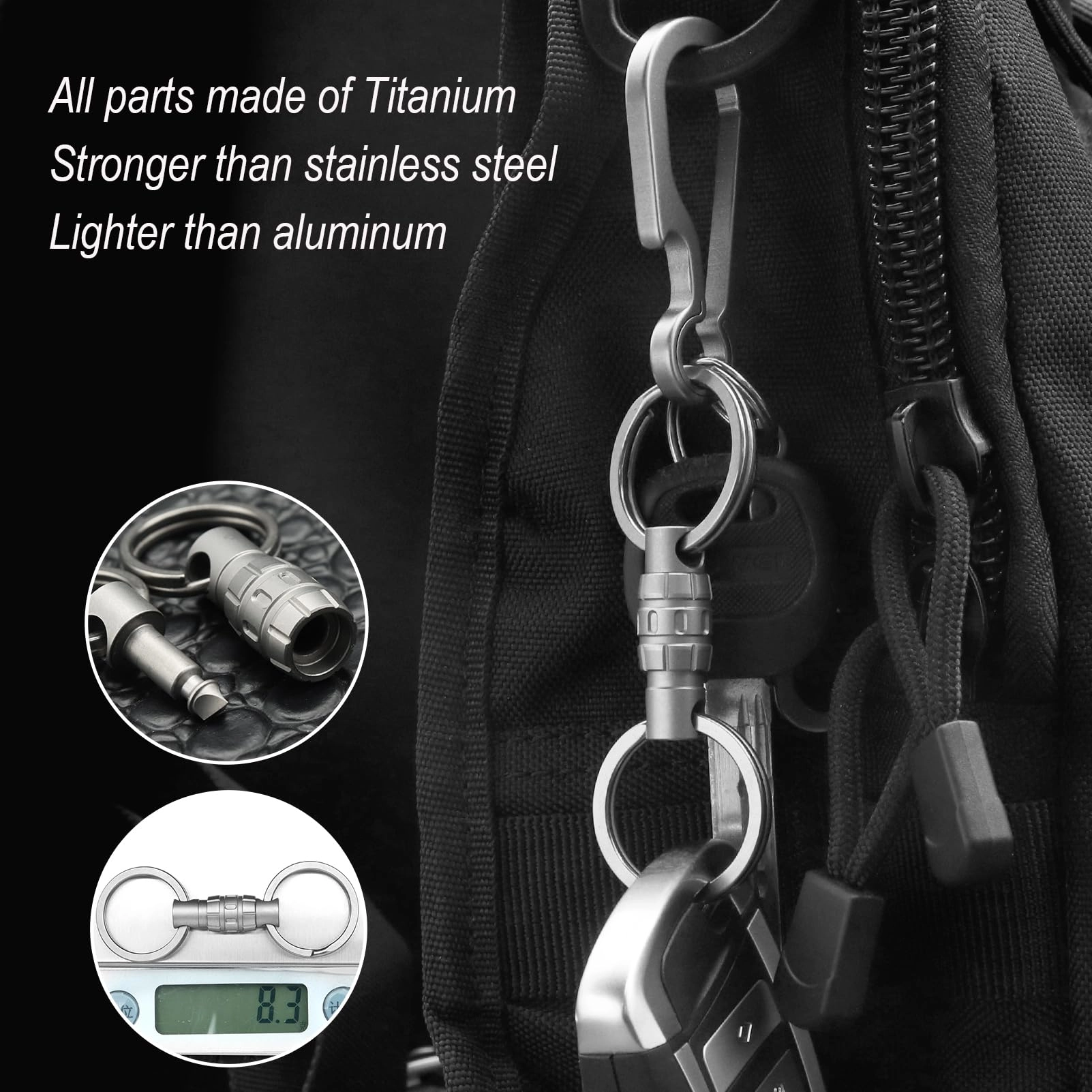 Carabiner Keychain - Space