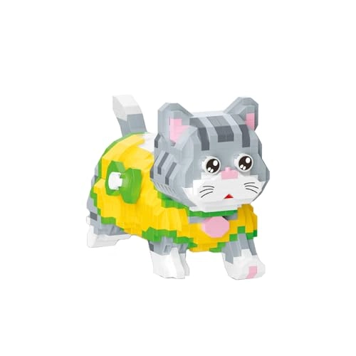 Cute Animal Building Blocks - Yellow Cat 835 pcs