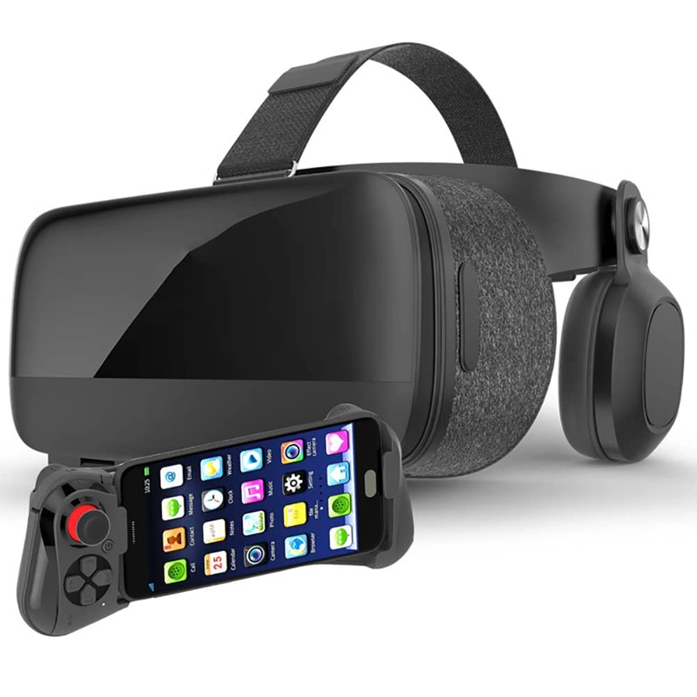 IGUGUWIBD - VR headset with controller compatible with 4.7-6.0 inch phones