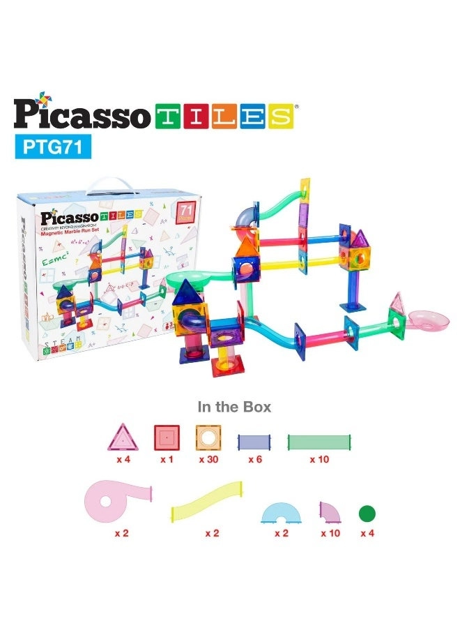 Magnetic Marble Run - Architecture 71pcs