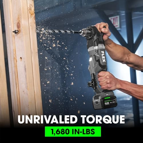 Compact Right Angle Drill - 24V 1680 Inch Pounds