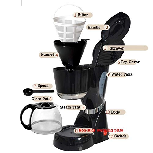 Fully Automatic Coffee Machine - 600 Milliliters Programmable