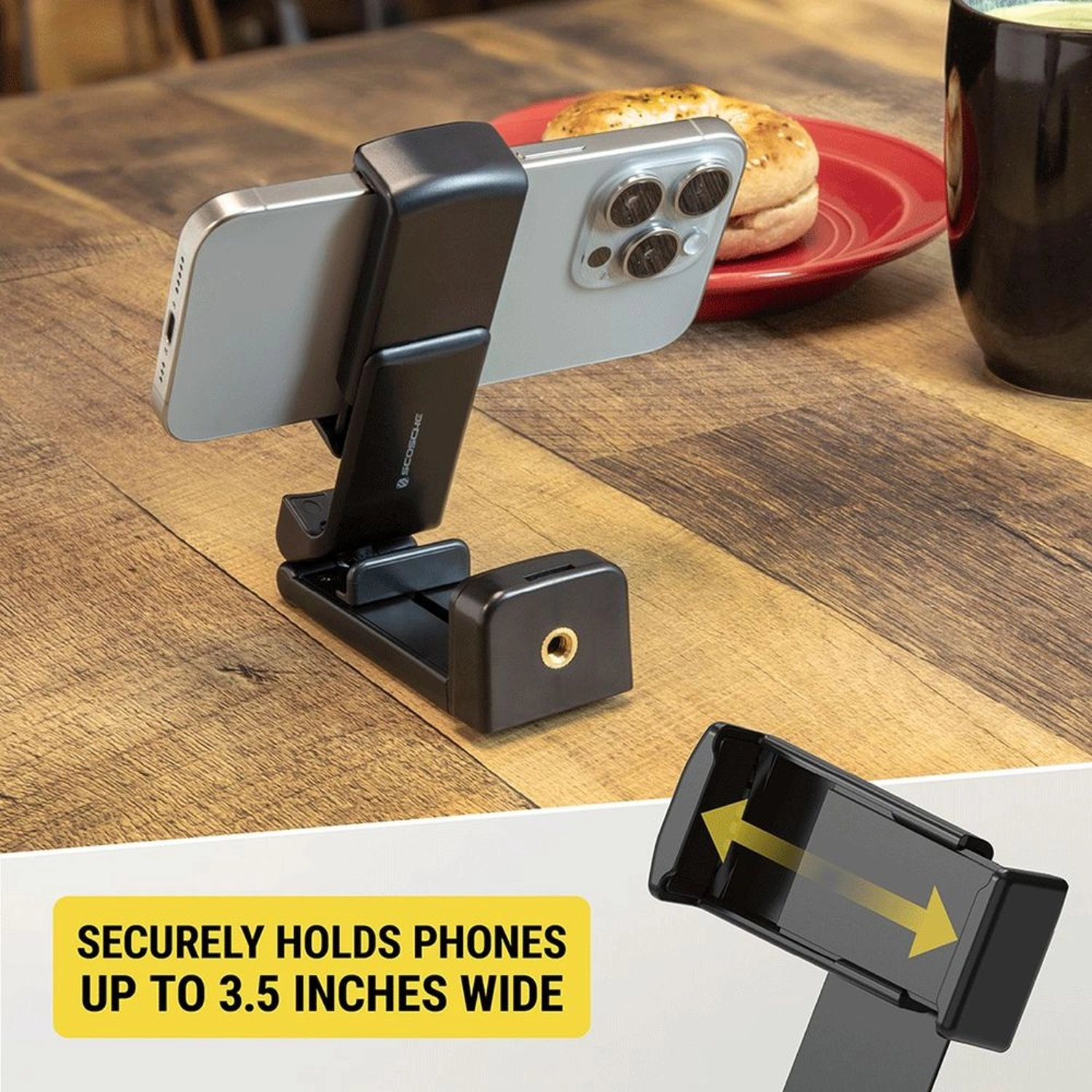 Universal Folding Phone Mount - Foldable Travel
