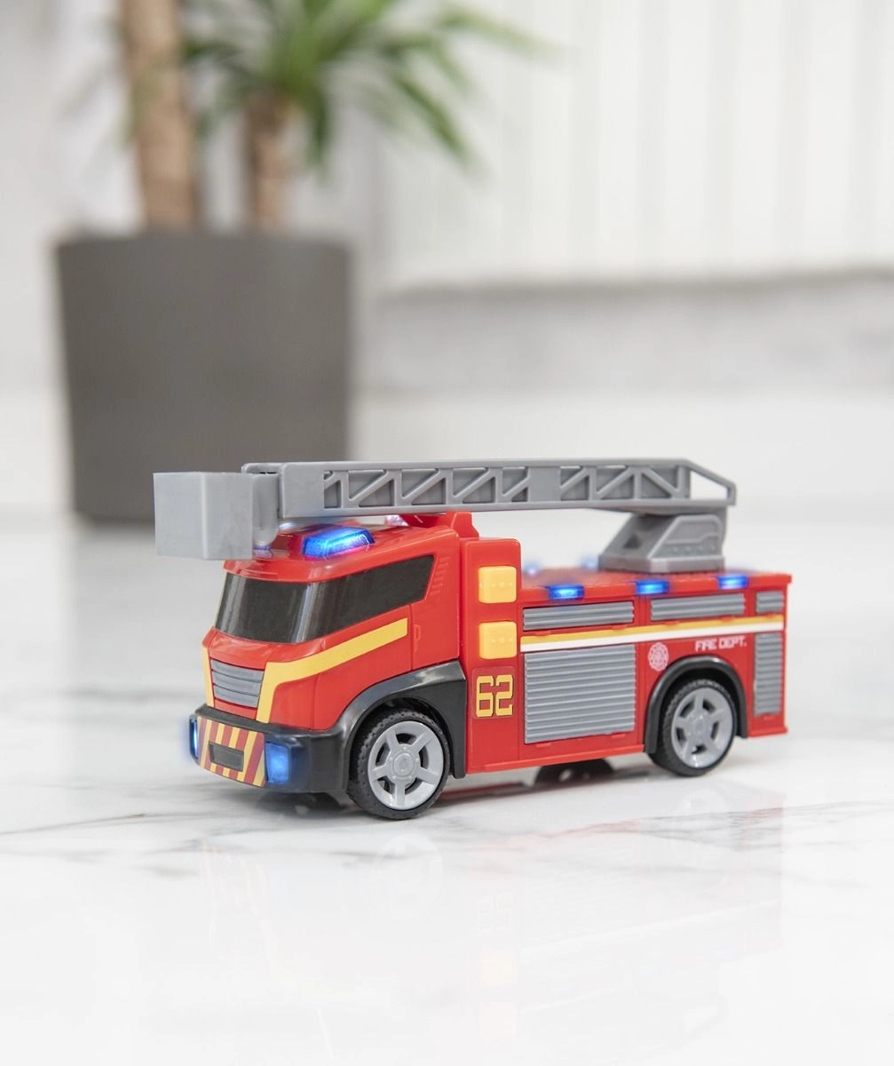 Mean Machines Light And Sound Fire Engine - Red 3+