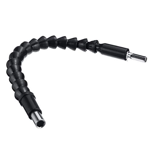 Right Angle Extension Driver - 1/4 Inch Hex Shank 105 Degree 300mm Flexible Shaft