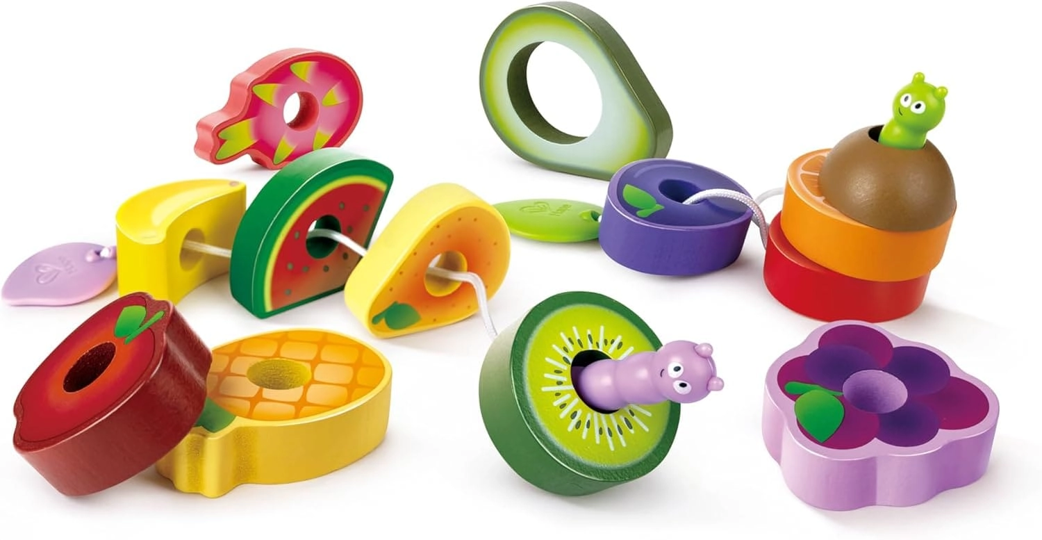 Hape Caterpillar Fruit Feast - 18 months+ 15 pieces