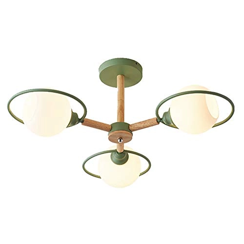 Farmhouse Wood Oak Chandelier