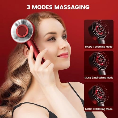 3 in-1 Electric Scalp Massager - IPX7 Waterproof Cordless