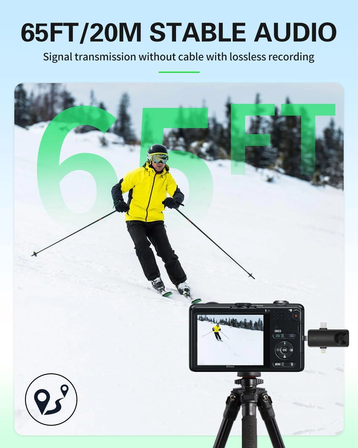 H159 - 2 Wireless Microphone 2.4GHZ