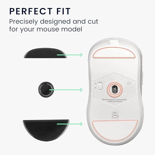 Mouse Feet Sticker - Compatible with Ajazz AJ199 black