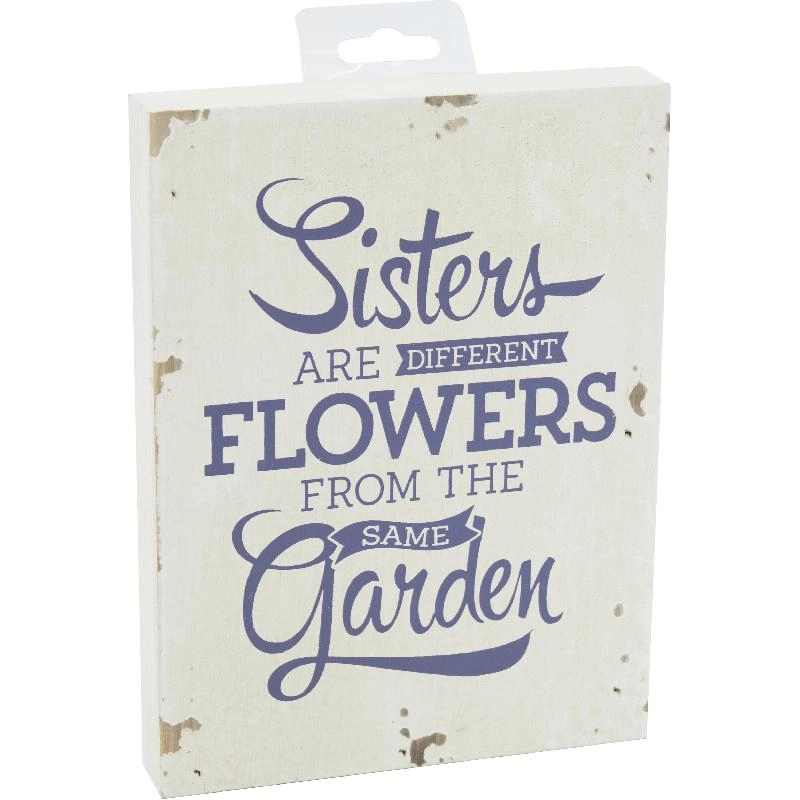 Non Branded Sisters are Different Flowers - Wood