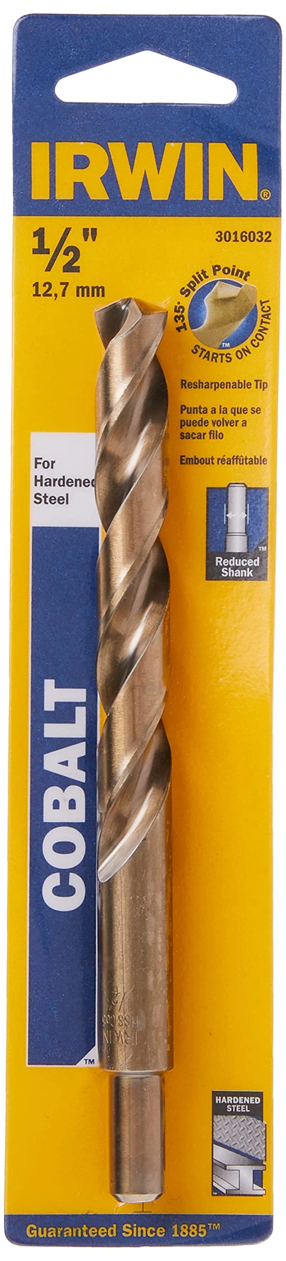 Drill Bit - Cobalt Alloy Steel 1/2-Inch x 6-Inch