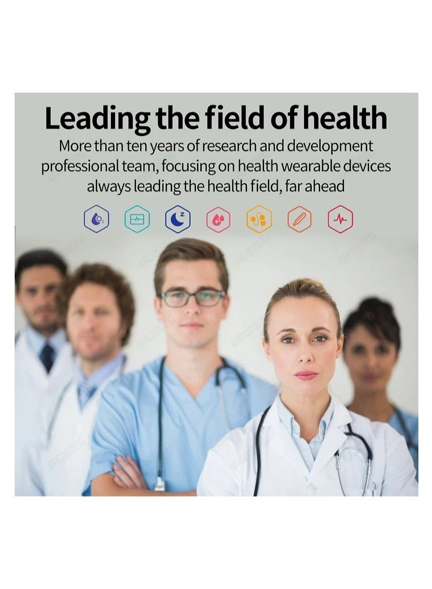 Health Smart Watch - Blood Glucose Monitoring Uric Acid Heart Rate