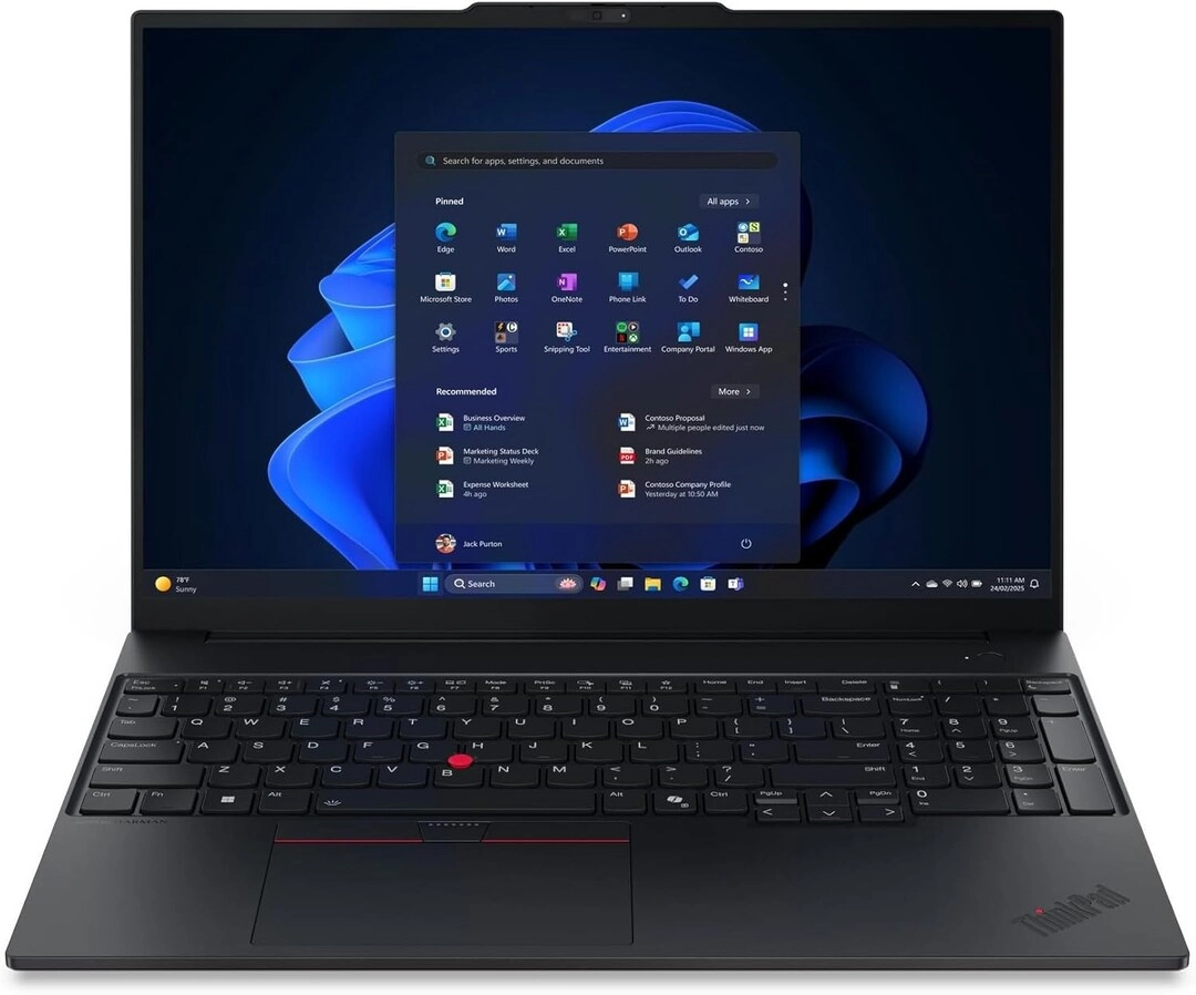 Lenovo ThinkPad E16 Gen 3 0199274138639 - 16'' Core Ultra 5 226V 16GB DDR5 512GB SSD