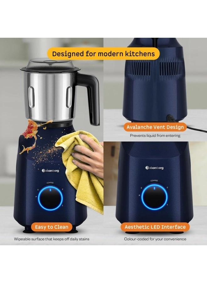 Yulia Mixer Grinder - 1.5 L 750 W