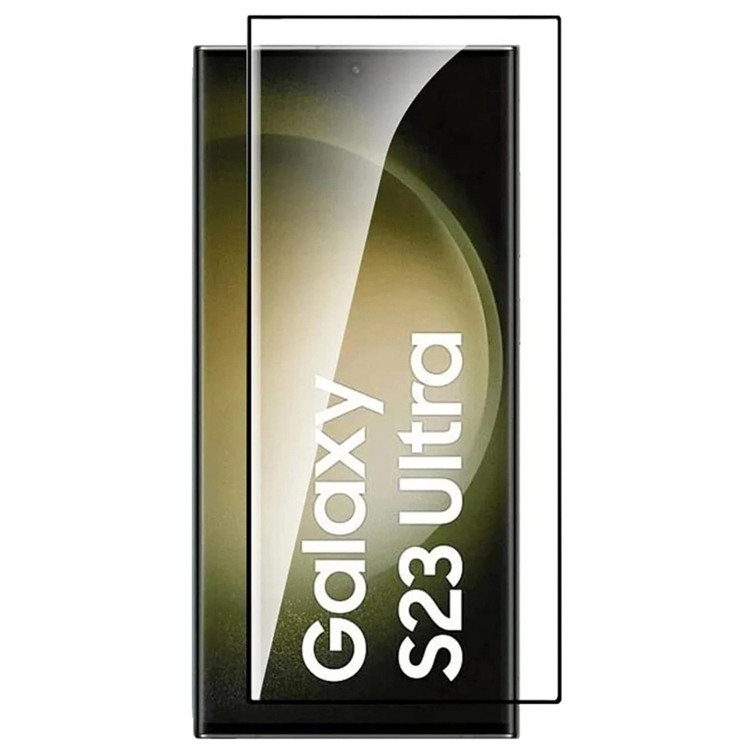 BWOO Clear Tempered Glass Screen Protector for Samsung Galaxy S23 Ultra