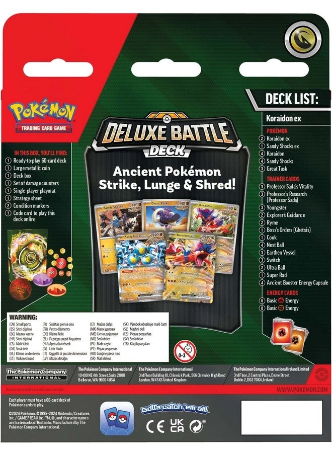Koraidon Ex Deluxe Battle Deck - 60pcs
