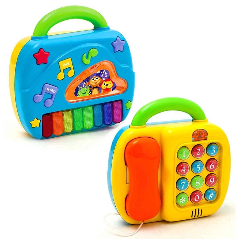 Play&Go 2in1 Telephone & Piano Musical Toy - 12 months+