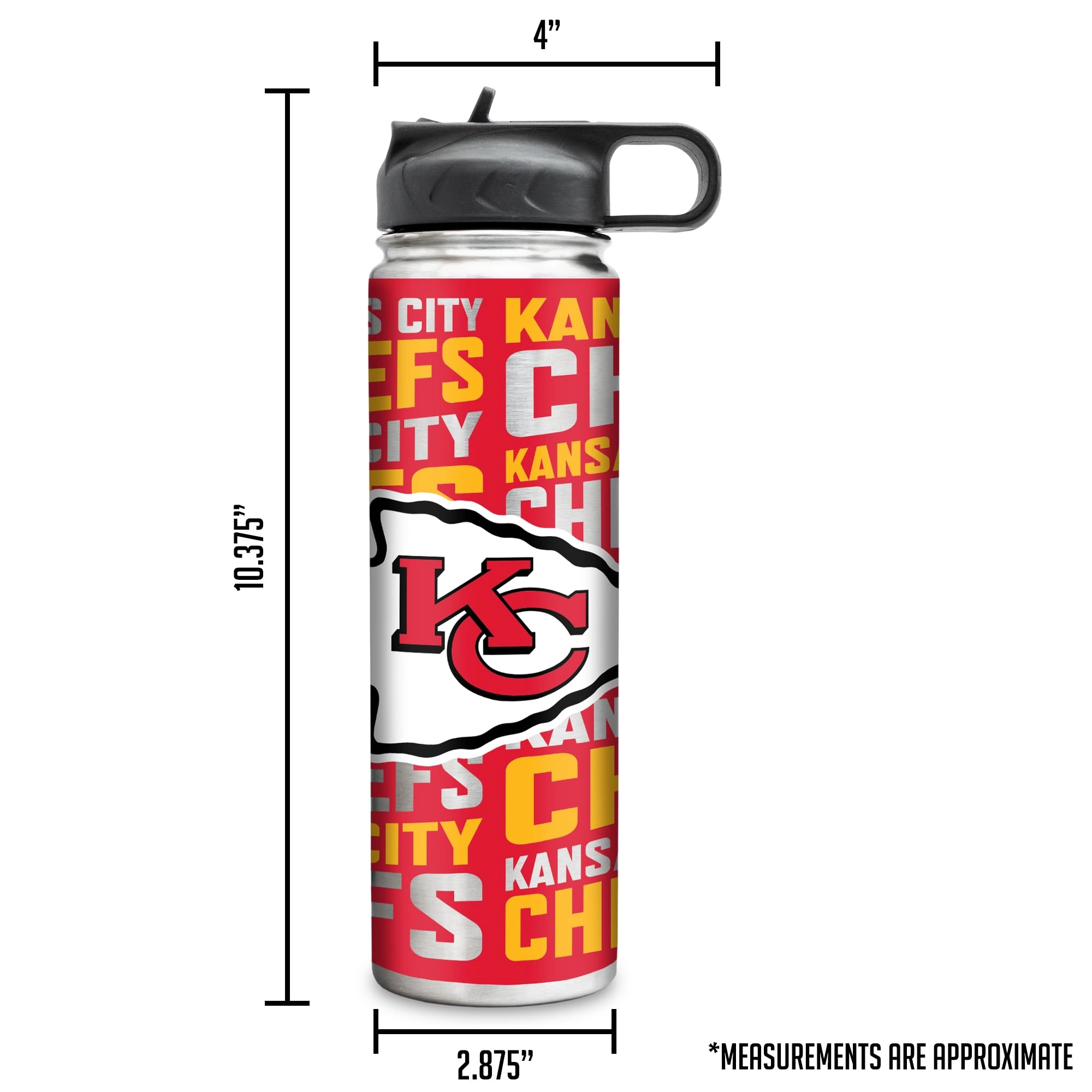 Stainless Steel NFL Football Tumbler - 650ml
