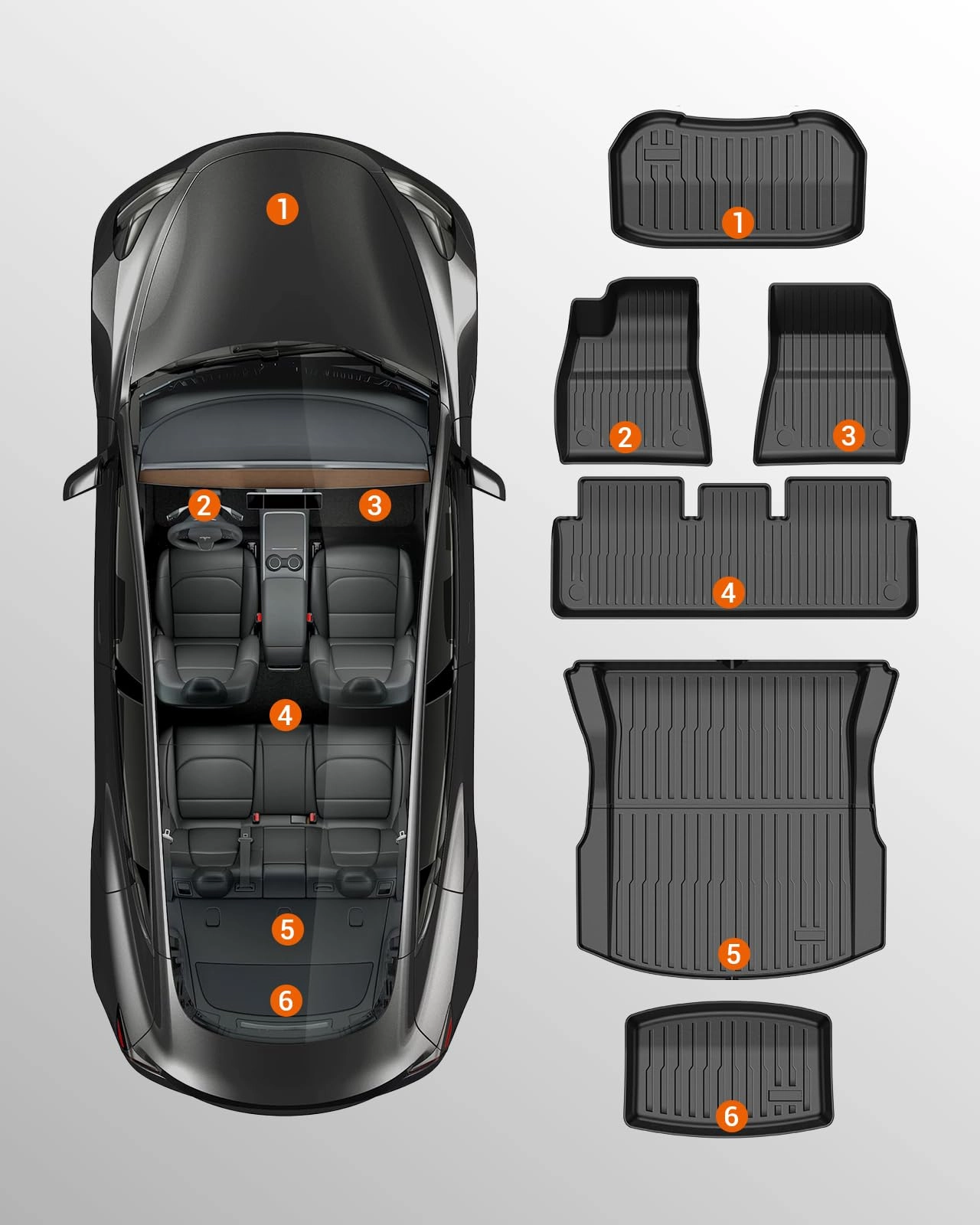 Car Mats - Tesla Model 3 Highland 2024 2025