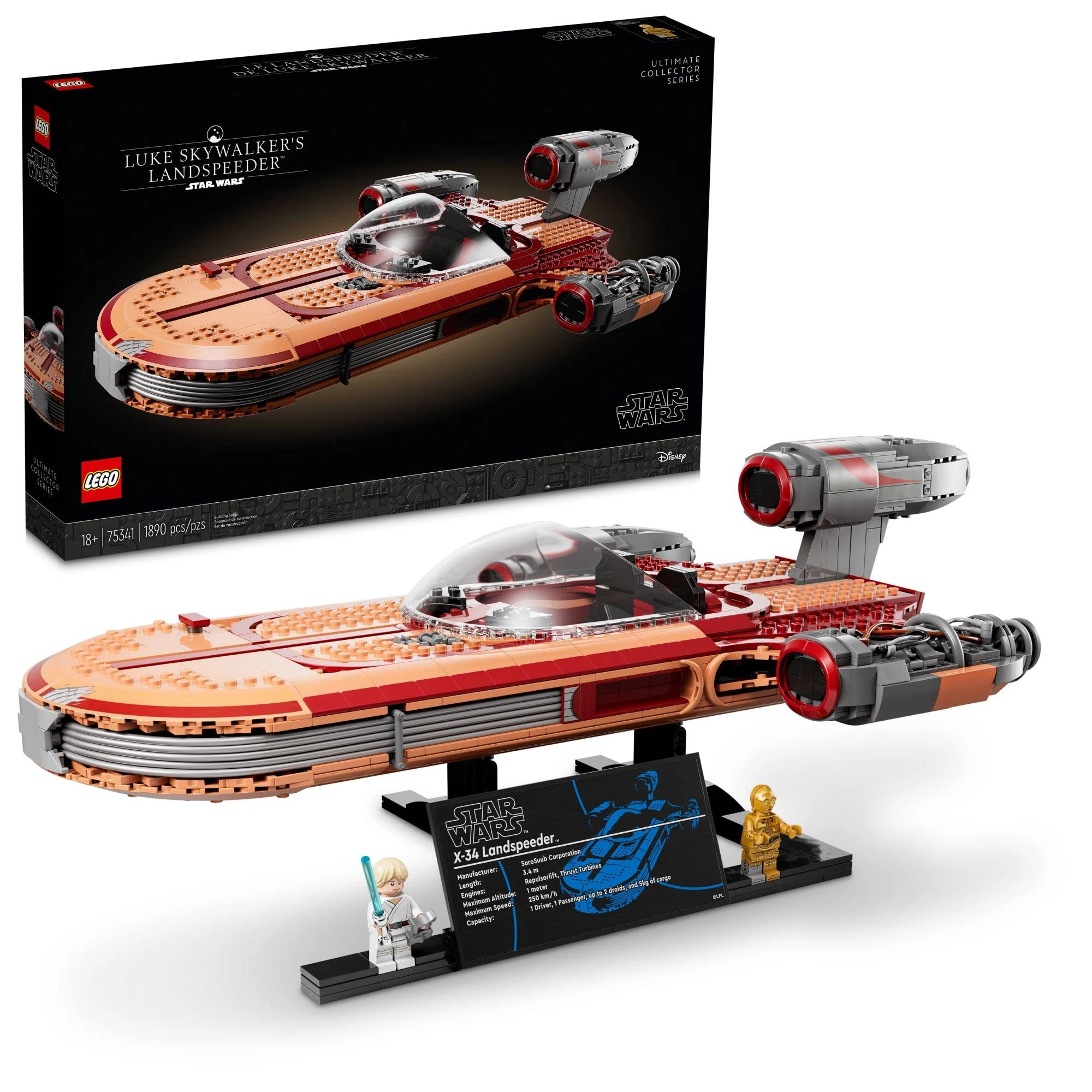Star Wars Luke Skywalker’s Landspeeder (75341)