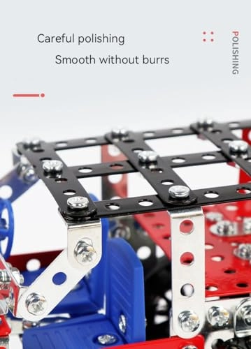 Cross-Country Construction Vehicle - 1:24 Scale Red Metal