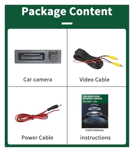 Rear View Parking Camera - Night Vision 1080p/720p