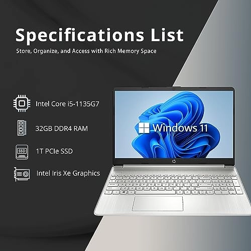 15.6" FHD Laptop - 15.6 inch 1000 gigabyte 32 gigabyte 1000 gigabyte i5-1135G7