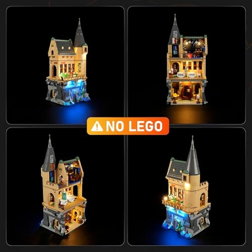 Set of Lights for Lego Infirmary Wing (76463) - LED Compatible