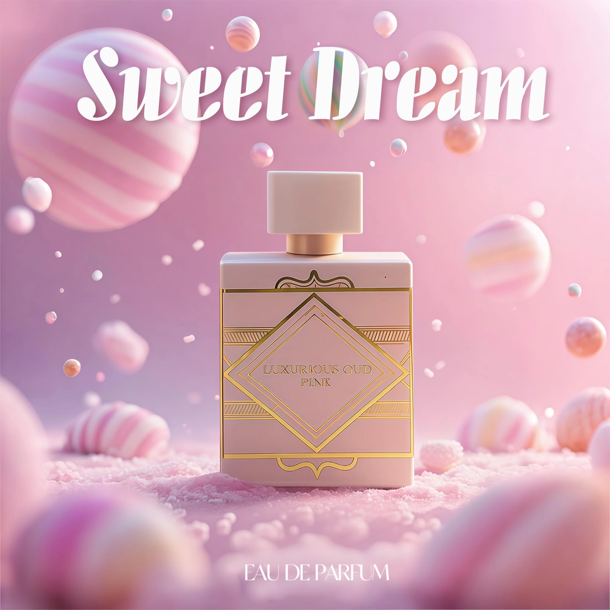 Luxurious Oud Pink Eau de Parfum 3.4Fl Oz