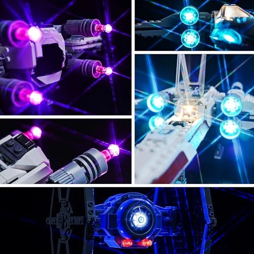 LED Lighting Kit for TIE Fighter & X-Wing Mash-up 75393