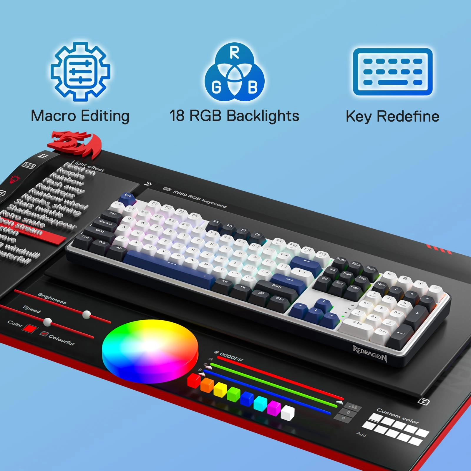 K689 PRO - QWERTY Wired/Wireless