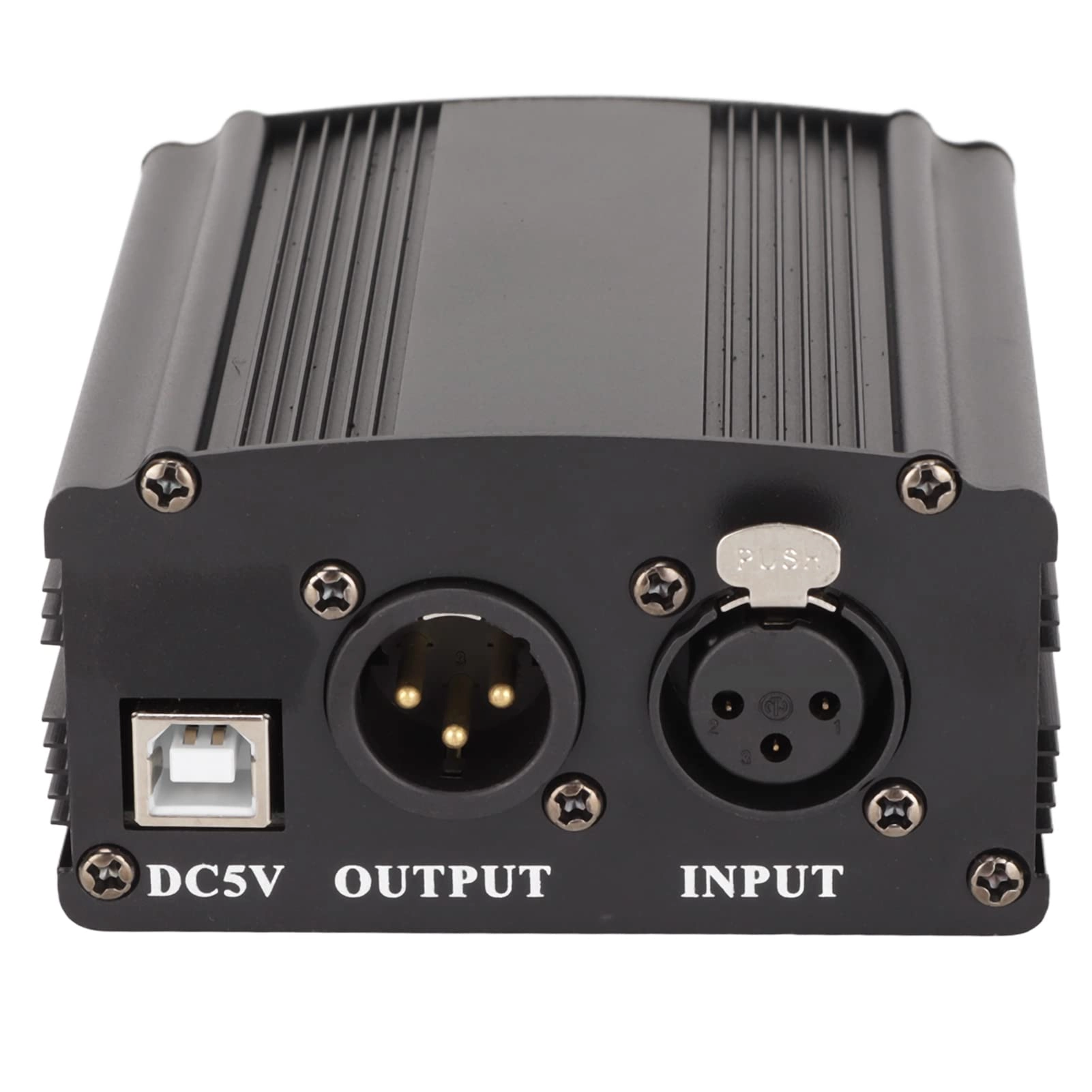 Bewinner 48V Power Supply USB+XLR Microphone with XLR 3 Pin Cable and USB Cable